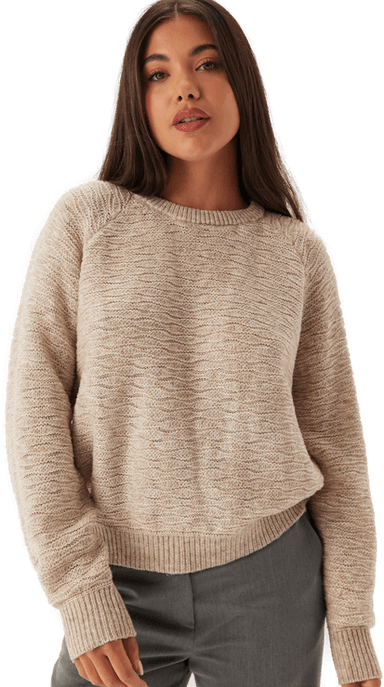 Pieces Pcanona Ls O-neck Knit