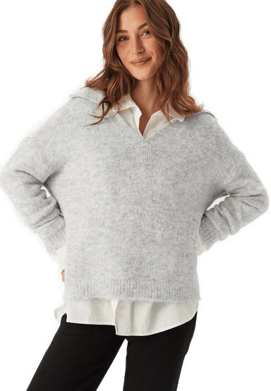 Only Onlmaggie Life Ls Split Neck