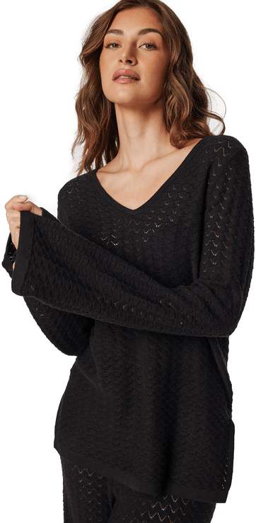 Vero Moda Vmiberia Ls V-neck Knit