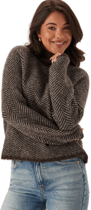 Vila Vilory High Neck L/S Knit Top