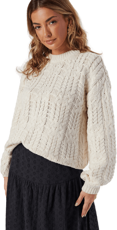 Object Collectors Item Objdiddi Lo L/S Knit Pullover