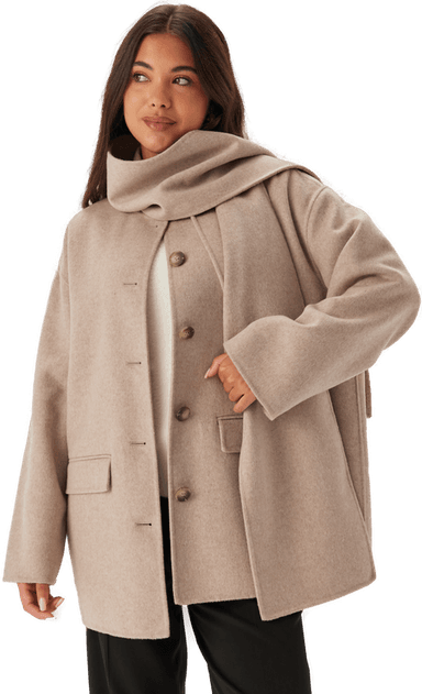 Selected Slfpam Handmade Scarf Jacket