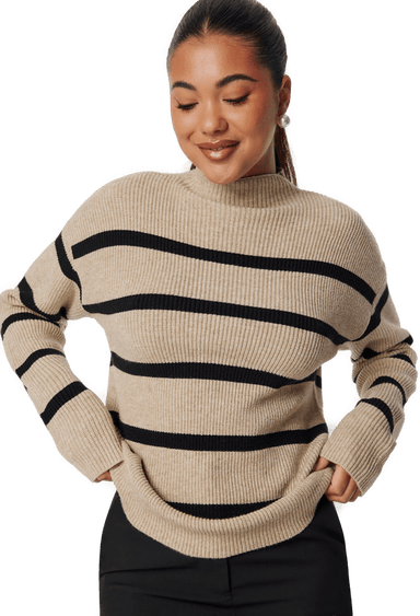 Vila Viril Mockneck L/S Knit Top