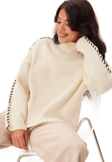 Only Onlqueenie Ls Contrast High Ne