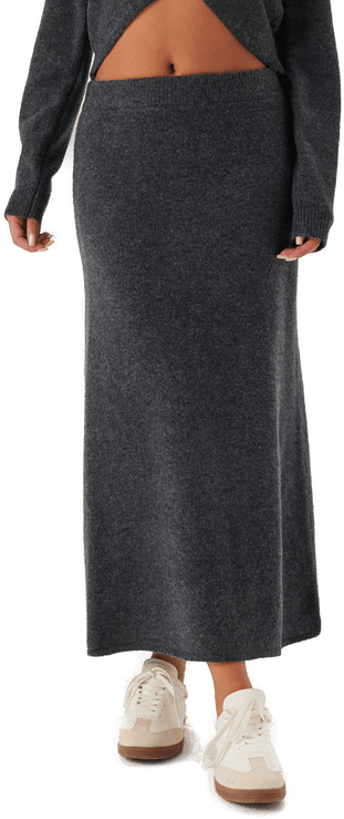 Pieces Pcnanu Hw Long Knit Skirt