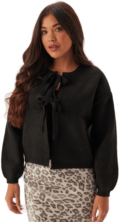 Vero Moda Vmbow Ls O-neck Tie Cardigan