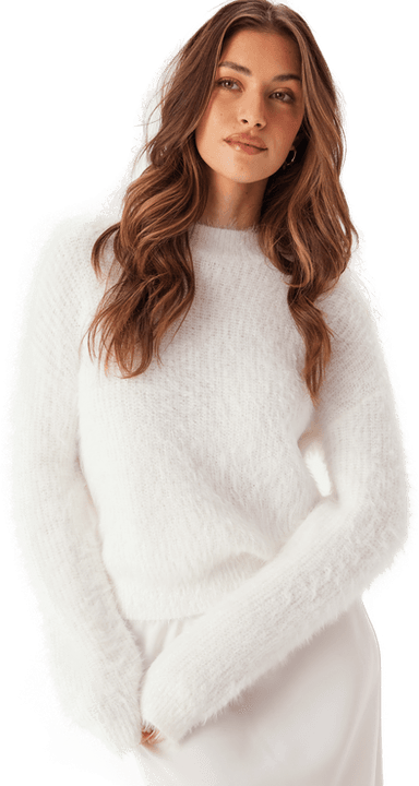 Pieces Pcraga Ls O-neck Lurex Knit