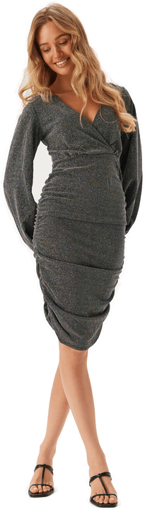 Vila Vicaro L/S V-NECK MIDI DRESS