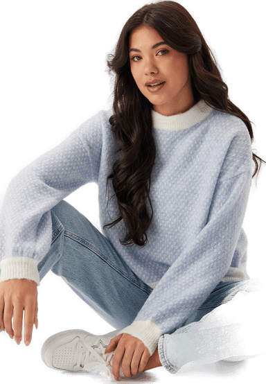 Pieces Pcdilippa Ls O-neck Knit