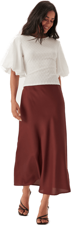 Only Onlchigo Ankel Satin Skirt