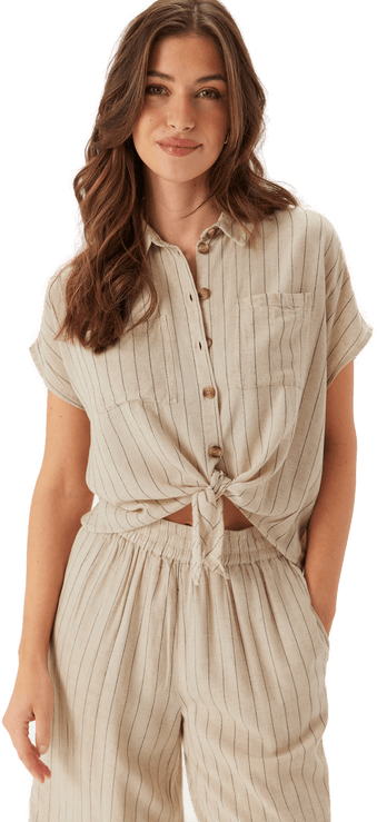 Pieces Pcpia Ss Tie Shirt