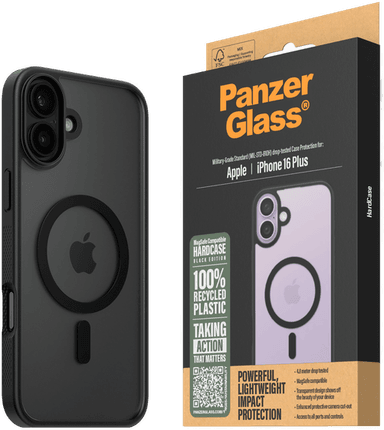 PanzerGlass HardCase MagSafe iPhone 16 Plus - Svart