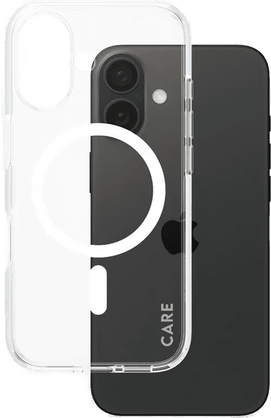 Care By Panzerglass Urban Combat Case iPhone 16 Gjennomsiktig