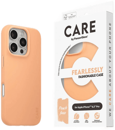 PanzerGlass CARE Fashion Case iPhone 16 Pro - Peachy