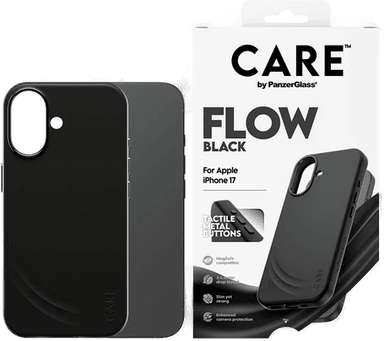 Care By PanzerGlass iPhone 17 Feature Flow Deksel - Svart