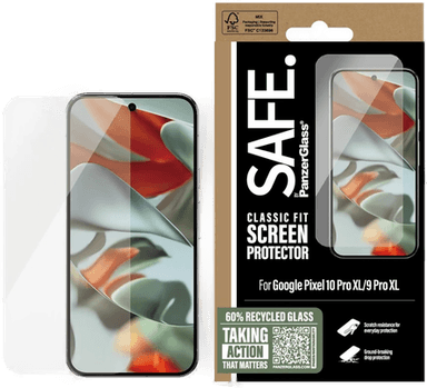 PanzerGlass SAFE Pixel 10 Pro XL/9 Pro XL Skjermbeskytter