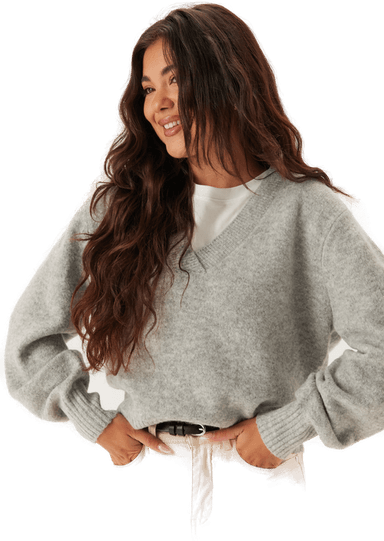 Vero Moda Vmboom Ls V-neck Pullover