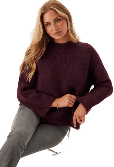 Selected Slfgabriella Ls Knit O-neck