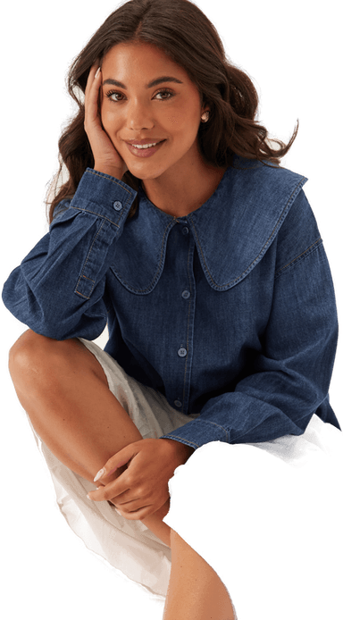 Only Onlnala L/S Collar DNM