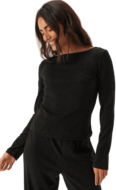 Pieces Pcjina Ls Boatneck Top