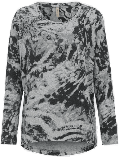 Soyaconcept mønstret jerseytopp