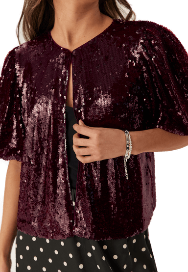 Yasroyalina Sequin Top