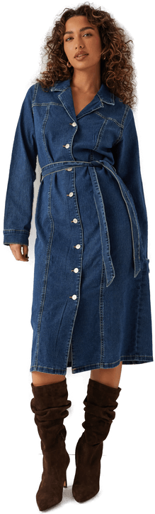 Vero Moda Vmtelly Ls 7/8 DNM DRESS