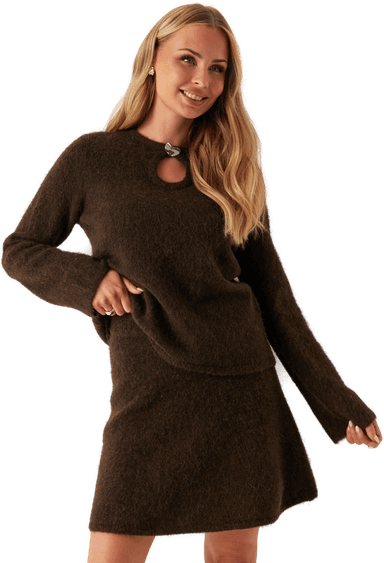 Selected Slflulu Brushed Skirt