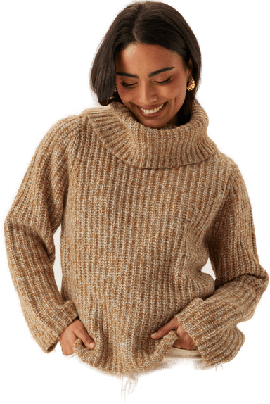 Selected Slfchicago Ls Knit Split Roll