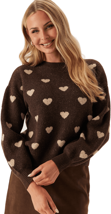 Vero Moda Awheart Ls O-neck Knit