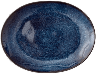 Bitz Grilltallerken 30 cm svart/mørkblå