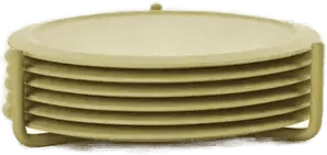 Zone Singles glassunderlag 6-pack Leek Green