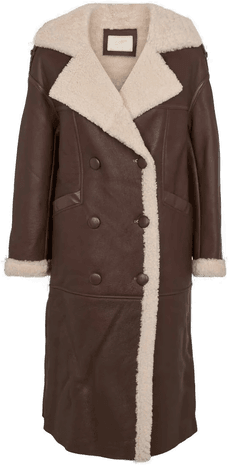 Natures Collection Heidi frakk - Brun / Beige