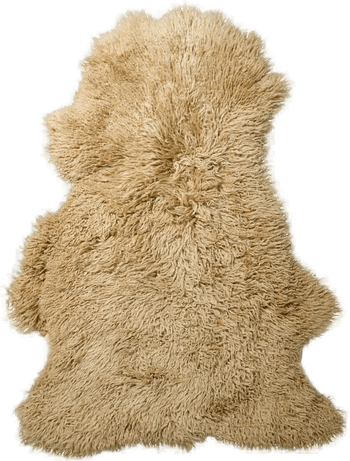 Natures Collection Saueskinn Honning 95x60 cm