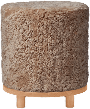 Natures Collection Simon puff - Lysebrun Eik