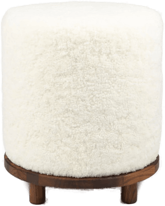 Natures Collection Simon puff - Hvit Valnøtt