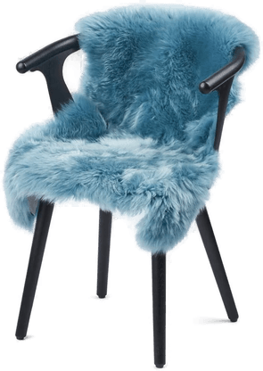 Natures Collection Saueskinn 100x60 cm - Smoke Blue