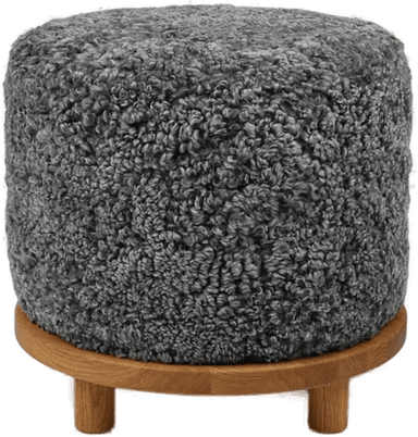 Natures Collection Simon pouf - Grå Eik