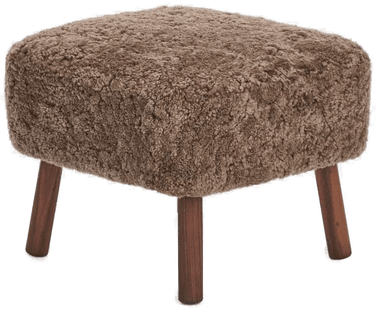 Emil fotskammel - Lysebrun Valnøtt Natures Collection