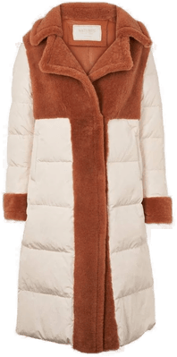 Natures Collection Jade jakke - Lær Brun/Hvit