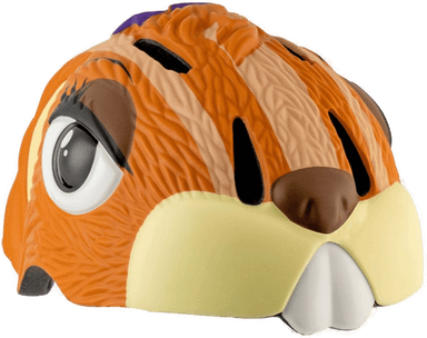 Crazy Safety Sykkelhjelm Ekorn Brun