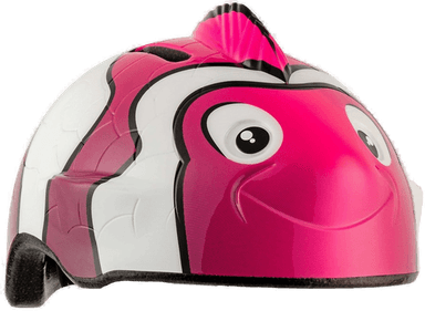 Crazy Safety Fisk Sykkelhjelm Rosa