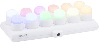 Securit AYLA glasstager med LED fyrfadslys