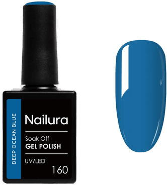 Nailura Gel Polish 160 - Deep Ocean Blue