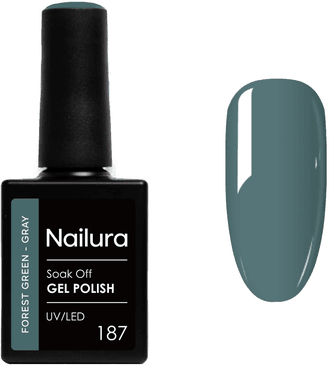 Nailura Gel Polish 187 Forest Green Gray