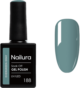 Nailura Gel Polish 188 Evergreen Gray