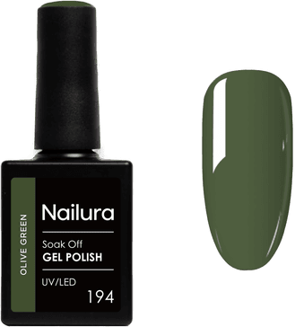 Nailura Gel Polish 194 Olive Green