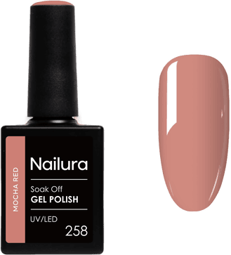 Nailura Gel Polish 258 Mocha Red