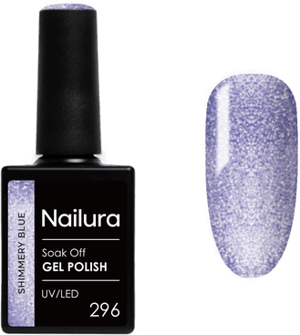 Nailura Gel Polish 296 Shimmery Blue