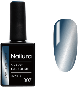Nailura Gel Polish 307 Light Blue Gray